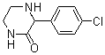 3-(4-氯苯基)-2-哌嗪酮分子结构 (CAS 86147-28-6)