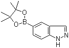 1H-Indazole-5-boronic acid pinacol ester molecular structure (CAS 862723-42-0)