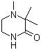 结构式 CAS# 86290-99-5, 3,3,4-三甲基哌嗪-2-酮