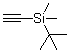 (叔丁基二甲基硅烷基)乙炔分子结构 (CAS 86318-61-8)