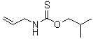 烯丙基硫代氨基甲酸异丁酯分子结构 (CAS 86329-09-1)