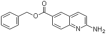2-氨基喹啉-6-甲酸苄酯分子结构 (CAS 863492-35-7)
