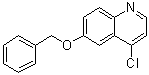 6-苄氧基-4-氯喹啉分子结构 (CAS 863786-01-0)