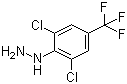 2,6-二氯-4-(三氟甲基)苯肼分子结构 (CAS 86398-94-9)