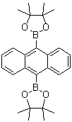 9,10-蒽二硼酸二(频哪醇)酯分子结构 (CAS 863992-56-7)