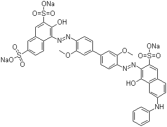 Direct Blue 201 molecular structure (CAS 86437-47-0)
