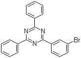 结构式 CAS# 864377-31-1, 2-(3-溴苯基)-4,6-二苯基-1,3,5-三嗪