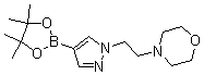 结构式 CAS# 864754-18-7, 1-[2-(吗啉-4-基)乙基]-1H-吡唑-4-硼酸频哪醇酯