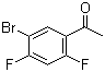 5'-溴-2',4'-二氟苯乙酮分子结构 (CAS 864773-64-8)