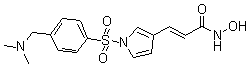 Resminostat molecular structure (CAS 864814-88-0)