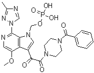 Fostemsavir molecular structure (CAS 864953-29-7)
