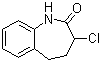 3-氯-1,3,4,5-四氢-2H-1-苯并氮杂卓-2-酮分子结构 (CAS 86499-23-2)
