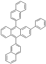 9,10-Bis(2-naphthyl)-2-phenylanthracene molecular structure (CAS 865435-20-7)