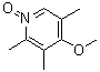 4-甲氧基-2,3,5-三甲基吡啶 N-氧化物分子结构 (CAS 86604-80-0)