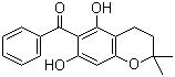 6-苯甲酰基-5,7-二羟基-2,2-二甲基色满分子结构 (CAS 86606-14-6)