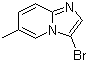 3-溴-6-甲基咪唑并[1,2-a]吡啶分子结构 (CAS 866135-71-9)