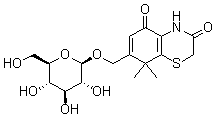 噻嗪二酮苷分子结构 (CAS 866366-86-1)