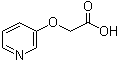 3-吡啶基氧基乙酸分子结构 (CAS 86649-57-2)