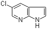 structure of CAS# 866546-07-8, 5-Chloro-7-azaindole;5-Chloro-1H-pyrrolo[2,3-b]pyridine