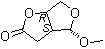 (3aS,4S,6aR)-四氢-4-甲氧基-呋喃并[3,4-b]呋喃-2(3H)-酮分子结构 (CAS 866594-60-7)