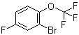 2-溴-4-氟-1-(三氟甲氧基)苯分子结构 (CAS 866633-25-2)