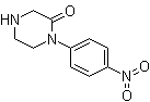 1-(4-硝基苯基)-2-哌嗪酮分子结构 (CAS 867166-73-2)