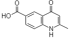 2-甲基-4-氧代-1,4-二氢喹啉-6-羧酸分子结构 (CAS 867166-85-6)