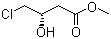 (S)-4-氯-3-羟基丁酸甲酯分子结构 (CAS 86728-93-0)
