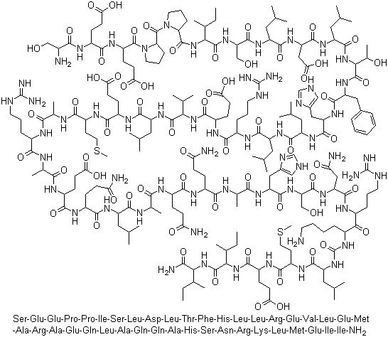 促肾上腺皮质激素释放因子分子结构 (CAS 86784-80-7)
