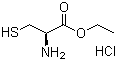 L-半胱氨酸乙酯盐酸盐分子结构 (CAS 868-59-7)
