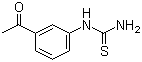 1-(3-乙酰苯基)-2-硫脲分子结构 (CAS 86801-04-9)