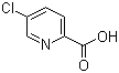 5-氯吡啶-2-羧酸分子结构 (CAS 86873-60-1)