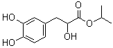 alpha,3,4-三羟基苯丙酸异丙酯分子结构 (CAS 868785-50-6)