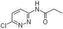 N-(6-氯-3-哒嗪基)丙酰胺分子结构 (CAS 868948-11-2)