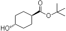 反式-4-羟基环己烷羧酸叔丁酯分子结构 (CAS 869193-57-7)