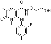 AZD 8330 molecular structure (CAS 869357-68-6)