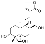 14-去氧基-17-羟基穿心莲内酯分子结构 (CAS 869384-82-7)