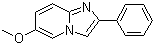 6-甲氧基-2-苯基咪唑并[1,2-a]吡啶分子结构 (CAS 869583-76-6)