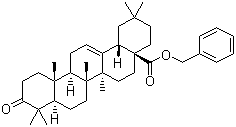 齐墩果酸苄酯分子结构 (CAS 869788-74-9)