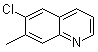 6-氯-7-甲基喹啉分子结构 (CAS 86984-27-2)