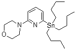 4-[6-(三丁基锡)-2-吡啶基]吗啉分子结构 (CAS 869901-24-6)