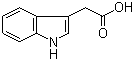 结构式 CAS# 87-51-4, 3-吲哚乙酸