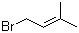 3,3-Dimethylallyl bromide molecular structure (CAS 870-63-3)