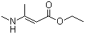 3-(甲基氨基)巴豆酸乙酯分子结构 (CAS 870-85-9)