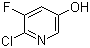 结构式 CAS# 870062-76-3, 2-氯-3-氟-5-羟基吡啶