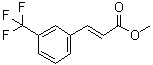 3-[3-(三氟甲基)苯基]-2-丙烯酸甲酯分子结构 (CAS 87087-35-2)