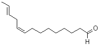 (Z,E)-9,12-十四碳二烯醛分子结构 (CAS 87092-33-9)