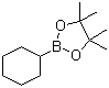 structure of CAS# 87100-15-0, Cyclohexylboronic acid pinacol ester;2-Cyclohexyl-4,4,5,5-tetramethyl-1,3,2-dioxaborolane