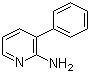 2-氨基-3-苯基吡啶分子结构 (CAS 87109-10-2)