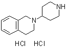 结构式 CAS# 871113-10-9, 2-(哌啶-4-基)-1,2,3,4-四氢异喹啉二盐酸盐